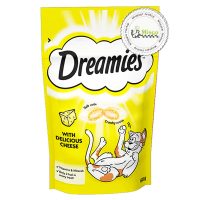 غذای تشویقی گربه Dreamies با طعم پنیر(60گرم)