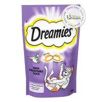 غذای تشویقی گربه Dreamies با طعم اردک(60گرم)