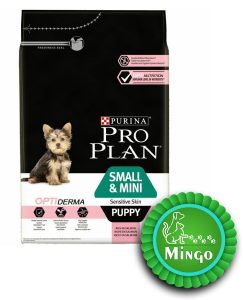 غذای سگ پاپی نژاد کوچک با سالمون - اپتی درما (3 کیلوگرم) | Purina Proplan Mini Puppy Optiderma Salmon