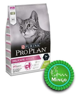 غذای خشک گربه بالغ با گوشت بره اپتی دایجست(1.5 کیلوگرم) | Proplan Delicate Optidgest Lamb