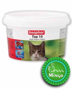 مولتی ویتامین تاپ 10 بیفار (180 عدد) - گربه