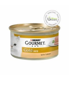 کنسرو گربه گورمت پته با طعم بوقلمون