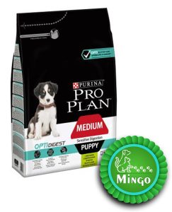 غذای سگ پاپی نژاد متوسط با گوشت بره - اپتی دایجست (3 کلیو گرم) | Proplan Medium Puppy Optidigest Lamb