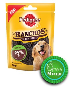 مکمل غذایی پدیگری رانچاس حاوی 95% گوشت بره (70گرم) | Pedigree Ranchos Lamb