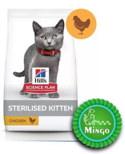 غذای خشک هیلز بچه گربه عقیم شده با طعم مرغ (1.5 کیلوگرم) | Hills-Kitten Stril Chicken