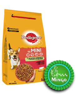 غذای خشک سگ پدیگری مدل گوشت گاو و سبزی 2 کیلو | Pedigree Mini Adult