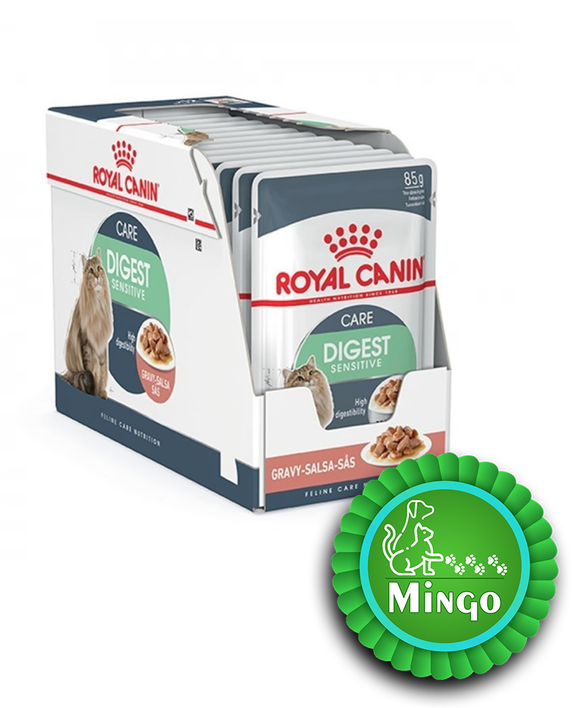 پوچ گربه زود هضم رویال کنین(بسته 12 عددی) | Digest Sensitive Pouch