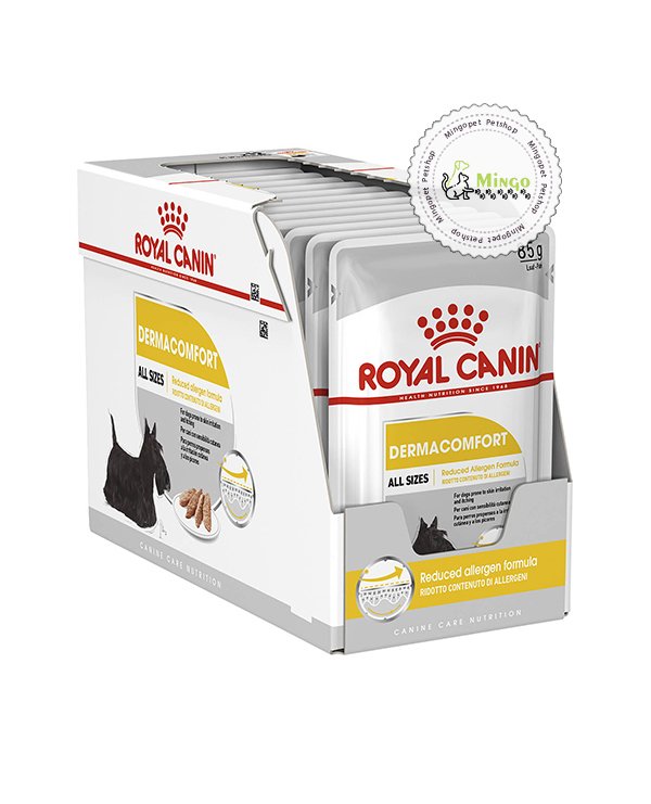 پوچ سگ کوچک پوست حساس رویال کنین(بسته 12 عددی)