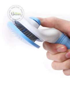 برس دکمه تخلیه سگ و گربه