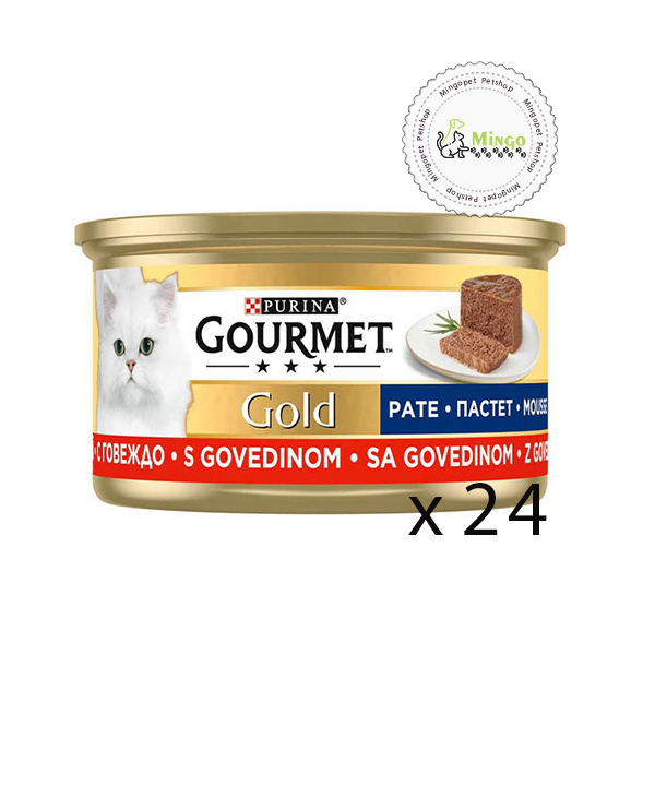 گورمت گوشت گاو در سس (بسته بندی 24 عددی)