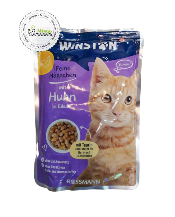 پوچ گربه با طعم مرغ وینستون