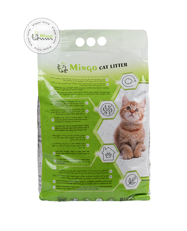 خاک گربه مینگو مدل دانه شکسته