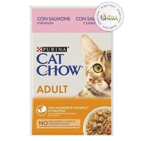 پوچ گربه بالغ پورینا کت چو با طعم ماهی سالمون