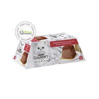 دسر کاسه ای گربه با بافت موس گورمت با طعم گوشت گاو