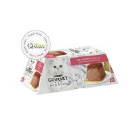 غذای کاسه ای گربه با بافت موس گورمت با طعم سالمون