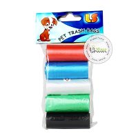 کیسه رنگی جمع‌آوری فضولات حیوانات خانگی