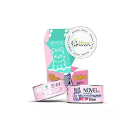 کنسرو بچه گربه نوول لوکس نچرال مرغ و جگر