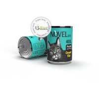 کنسرو پته گربه نوول لوکس با طعم ماهی (400 گرم)