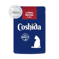 پوچ گربه کوشیدا طعم گوشت گاو و قلوه در ژله