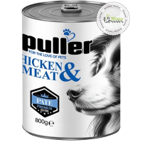کنسرو پته سگ پولر طعم گوشت گاو مرغ (۸۰۰ گرم)