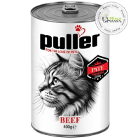 کنسرو پته گربه پولر طعم گوشت گوساله(400 گرم)