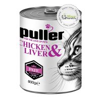 کنسرو پته گربه پولر طعم مرغ و جگر (800 گرم)