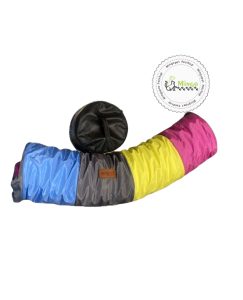 تونل بازی گربه همراه با کاور (135 سانتی‌متر)